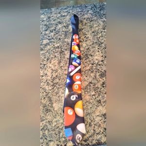Vintage new salesman sample Ralph Marlin billiards circa 1991 tie